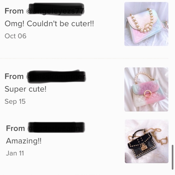 (SALE) Mermaid Colorful Pearl Handbag Crossbody Bag - Picture 13 of 14